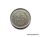 25 Penni 1935 Kuvan kolikko