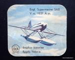 Oka ilmailun historia Engl. Supermarine S6B V.m. 1931 Kahvipakettikuva