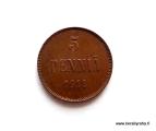 5 Penni 1914 Kuvan kolikko