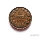 10 Penni 1911 Kuvan kolikko