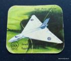 Oka ilmailun historia Engl. Avro 'vulcan' Kahvipakettikuva