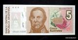Argentina 5 Australes 1987-1989 (ND), 0,98 EUR