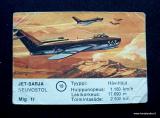 Fazer Jet no 18  Mig 17 Purkkakuva (taitteita)