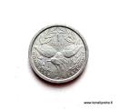 Uusi-Kaledonia 1 Fr 1949 Kuvan kolikko New Caledonia 1 Fr 1949 Aluminum coin 1,50€