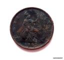 Englanti 1 Penny 1863 Kuvan kolikko