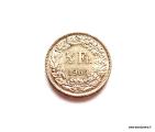 Sveitsi ½ Fr 1964 B Hopea Kuvan kolikko
