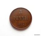 5 Penni 1912 Kuvan kolikko