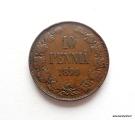 10 Penni 1899 Kuvan kolikko