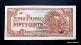 Japanese Covernment Malaya 50 cents ND (1942) Kuvan seteli