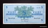 5 Markkaa 1963 Litt.B no Q6187439 Karjalainen-Helenius kl.6-7