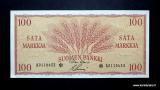 100 Markkaa 1957 THTI no A0110433* Waris-Sacklen, 40,00 EUR