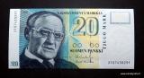 20 Markkaa 1993 ilman Litt. no 2107430291 Vanhala-Koivikko, 8,50 EUR
