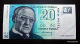 20 Markkaa 1993 Litt.A no 2164048119 Louekoski-Heinonen, 3,00 EUR