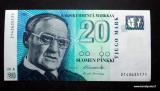 20 Markkaa 1993 Litt.A no 2143635171 Louekoski-Koivikko, 4,20 EUR