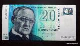 20 Markkaa 1993 Litt.A no 2143635170 Louekoski-Koivikko, 4,00 EUR